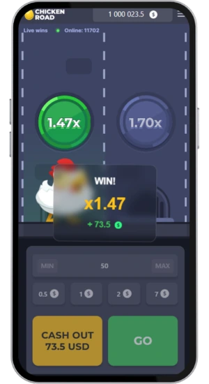 Win at 1.47 Multiplier